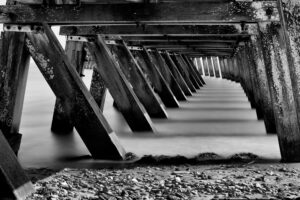 Under jetty